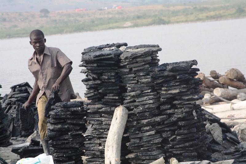 Lake Katwe and salt mining in Uganda