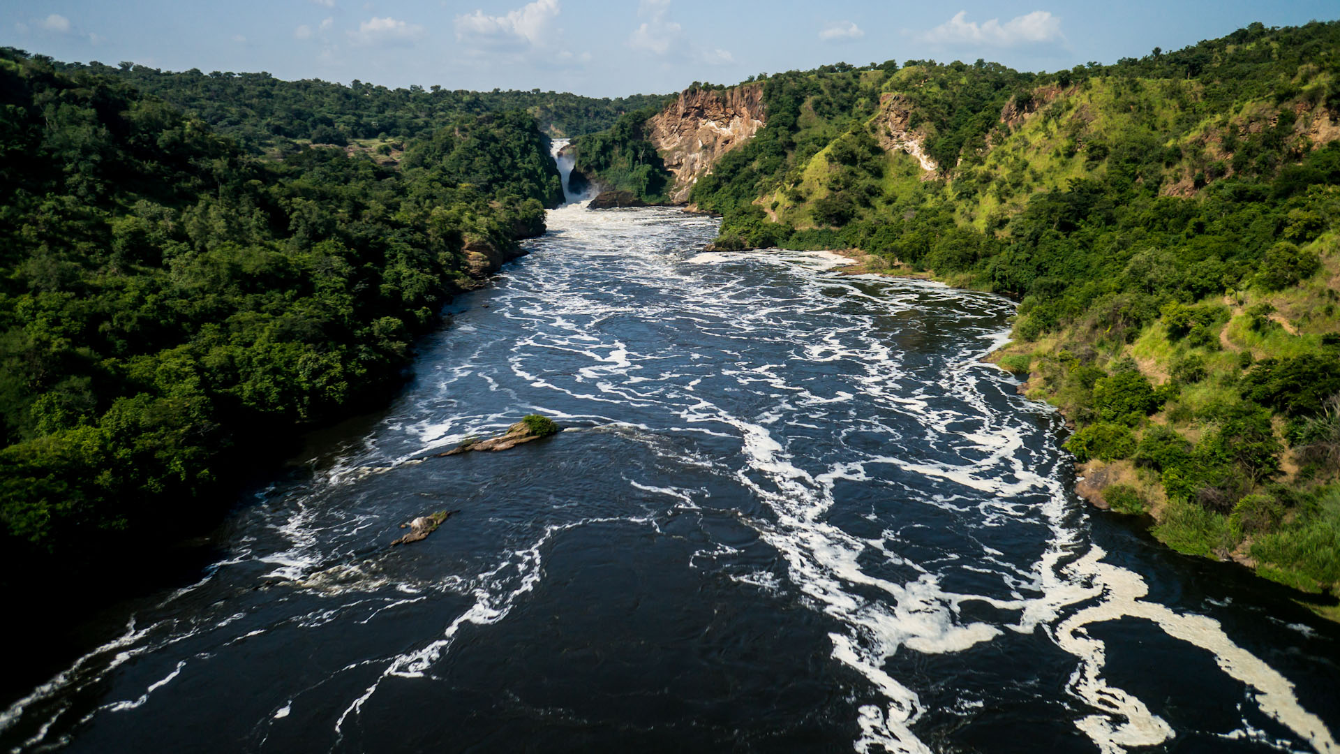 Nile river in Uganda