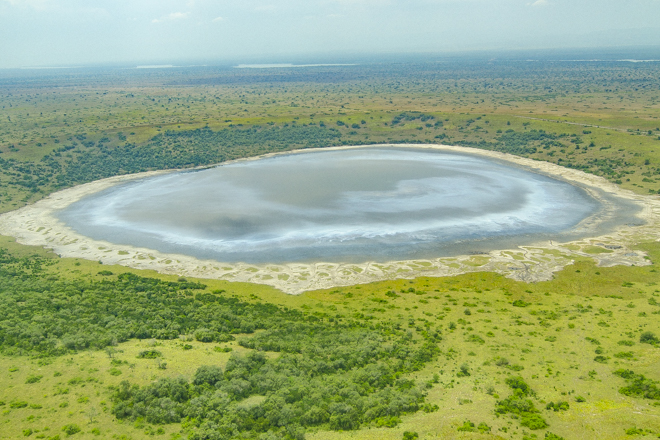 Crater lakes in Uganda